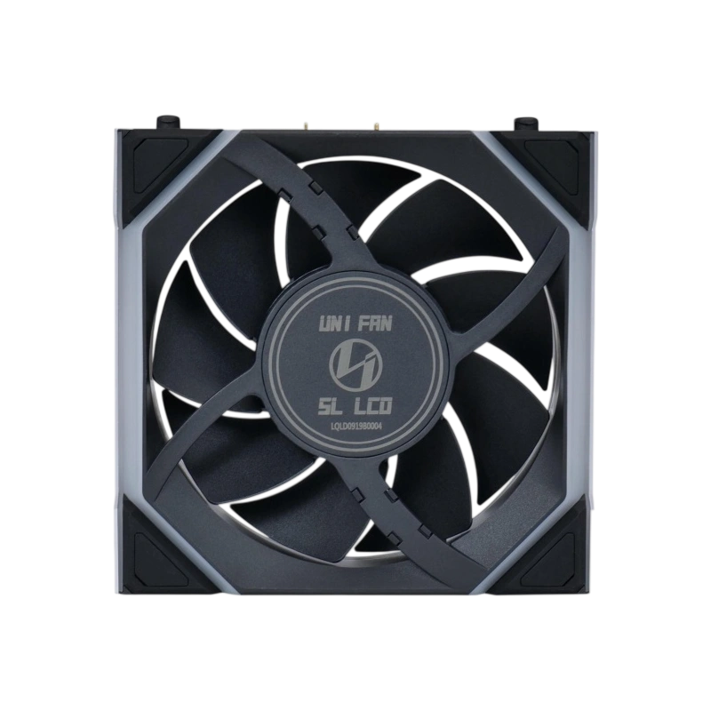 Вентилятор для корпуса Lian Li UNI FAN SL WIRELESS LCD 120 12SLLCD1W1B ARGB Black (G99.12SLLCD1W1B.R0)