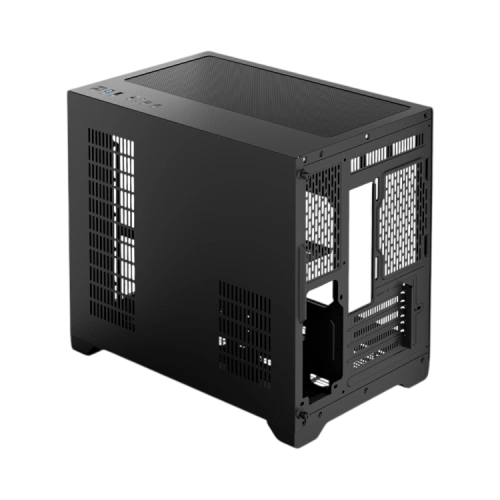 Компьютерный корпус 1STPLAYER MEGAVIEW MV6-T Black (MV6-TP-BK)