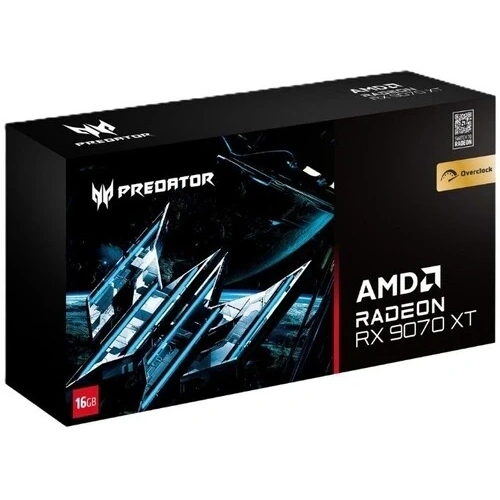 Видеокарта Acer (DP.Z4FWW.P02) Radeon RX 9070 XT 16GB PREDATOR BIFROST WHITE OC