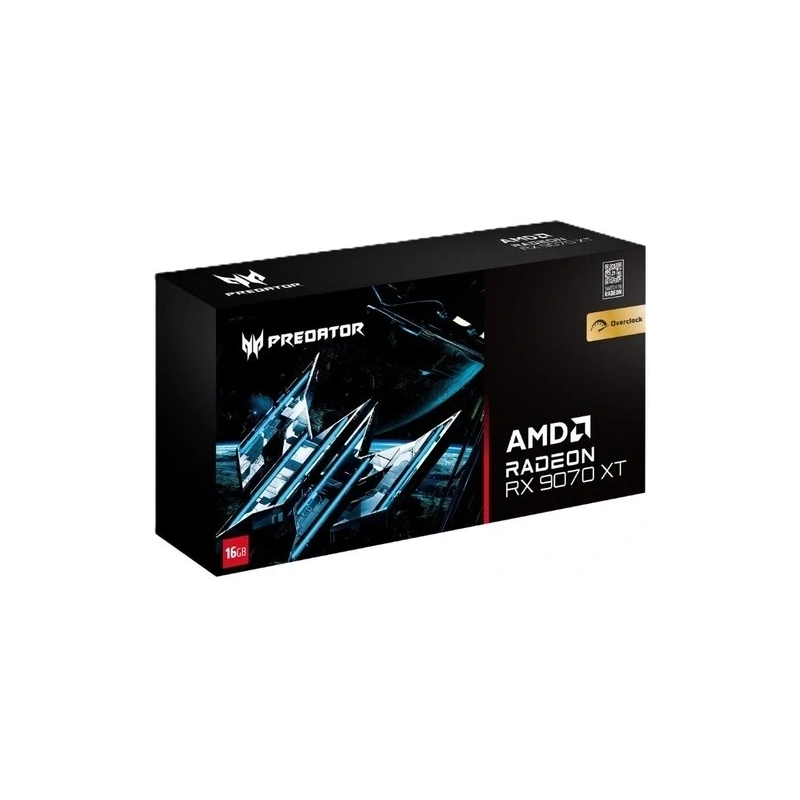 Видеокарта Acer (DP.Z4FWW.P02) Radeon RX 9070 XT 16GB PREDATOR BIFROST WHITE OC
