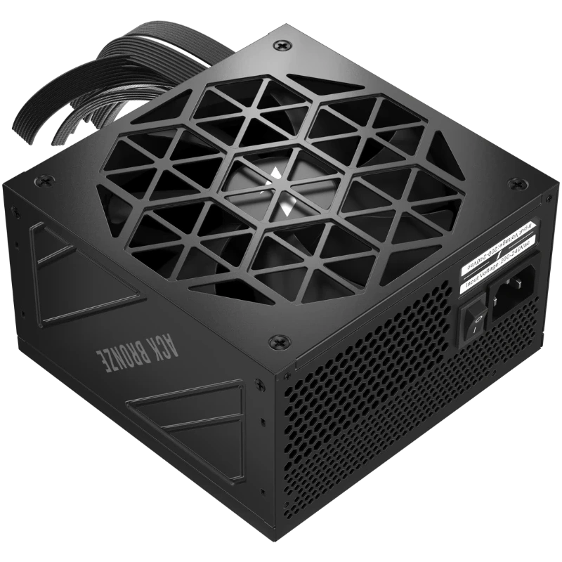 Блок питания 1STPLAYER 650W ACK BRONZE Black (HA-650AA2) 16 Pin (PCIe 5.0 Connector Cable Details)