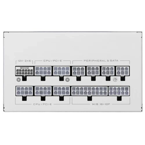 Блок питания Lian Li 1200W SX1200P White (G9P.SX1200P.W000.RU) 16 Pin (PCIe 5.1 Connector Cable Details)