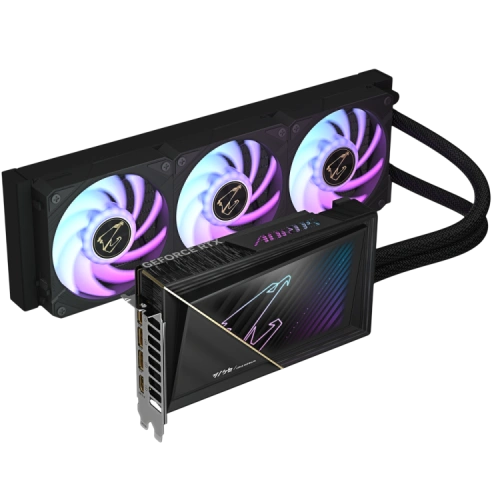 Видеокарта Gigabyte (GV-N5080AORUSX W-16GD) GeForce RTX 5080 16GB XTREME WATERFORCE