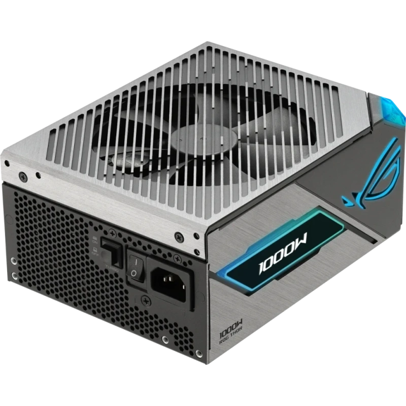 Блок питания ASUS 1000W ROG-THOR-1000P3-GAMING документация, кабельные стяжки, кабель синхронизации RGB-подсветки, комплект кабелей