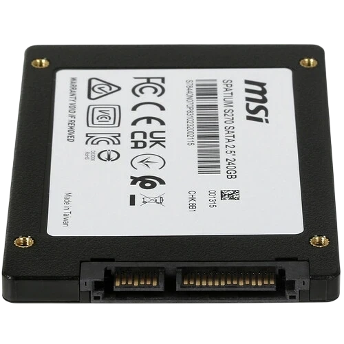 Твердотельный накопитель MSI 240 Gb SPATIUM S270 (S78-440N070-P83) BOX