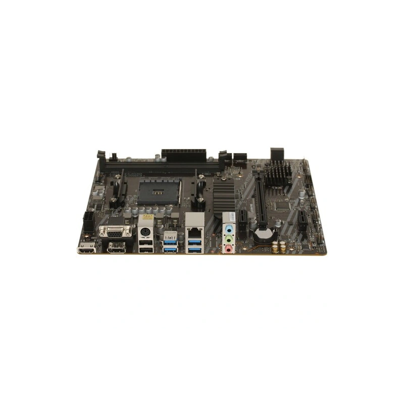 Материнская плата MSI A520M PRO x кабель SATA, диск с ПО, документация, задняя планка