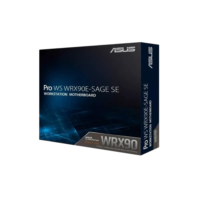 Материнская плата ASUS PRO WS WRX90E-SAGE SE (90MB1FW0-M0EAY0) 2 x адаптер CPU 8-pin на PCIe 8-pin, 4 x кабель SATA, Q-коннектор, документация, кабель mini DisplayPort - DisplayPort x2ещё