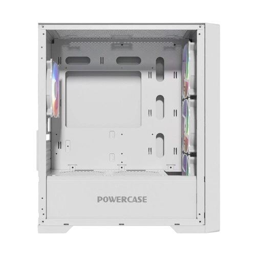 Компьютерный корпус Powercase ByteFlow Micro LE ARGB White (CAMBFW-A4-LE)