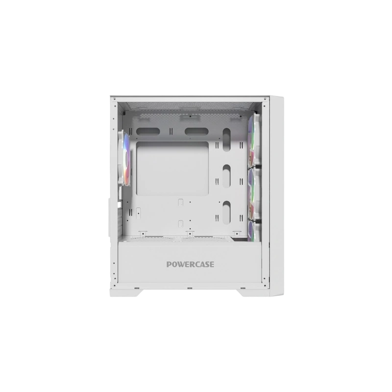Компьютерный корпус Powercase ByteFlow Micro LE ARGB White (CAMBFW-A4-LE)