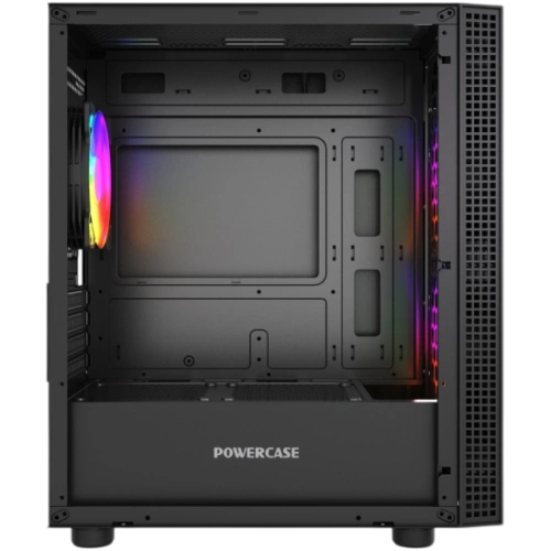 Компьютерный корпус Powercase Mistral Micro EM18 TG ARGB Black (CMMEM18B-A3)