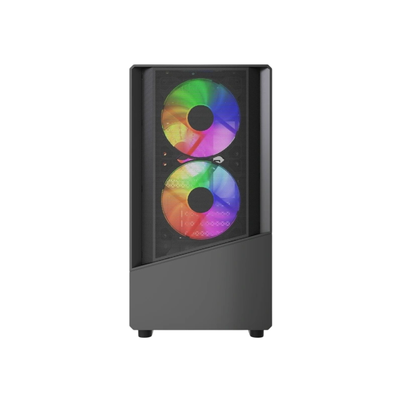 Компьютерный корпус Powercase Mistral Micro A15B FRGB Black (CMMA15B-L3)