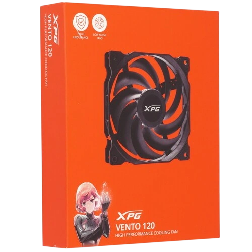 Вентилятор для корпуса ADATA XPG VENTO120-BKCWW документация, комплект крепежа