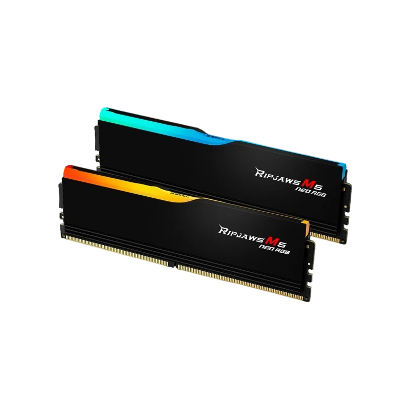 Оперативная память 64 Gb 6000 MHz G.Skill RIPJAWS M5 NEO RGB Black (F5-6000J3040G32GX2-RM5NRK)
