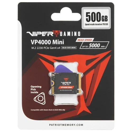 Твердотельный накопитель Patriot 500 Gb (VP4000M500GM23) BOX