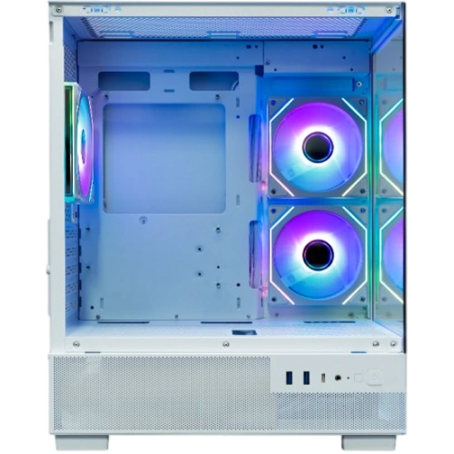 Компьютерный корпус XASTRA Q400M 3ARGB-C6-UC ARGB White (Q400M-3FM12A-C6-UC-WH)