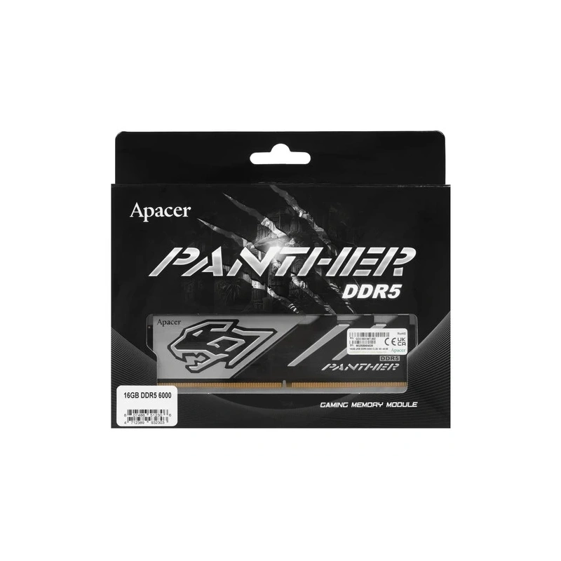 Оперативная память 16 Gb 6000 MHz Apacer Panther OC Black/White (AH5U16G60C6227BAA-1)