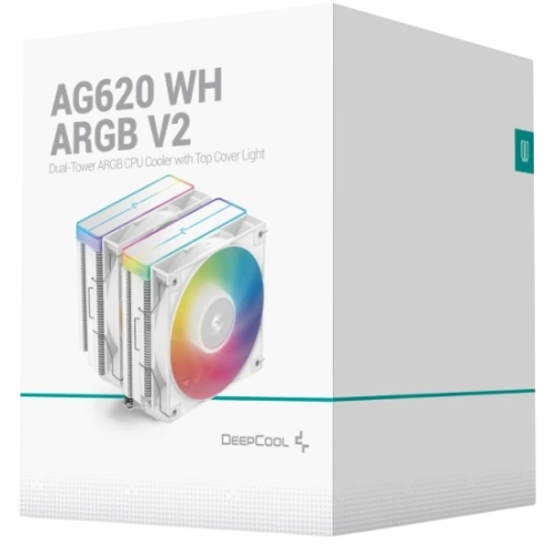 Кулер для процессора Deepcool AG620 WH ARGB V2 White
