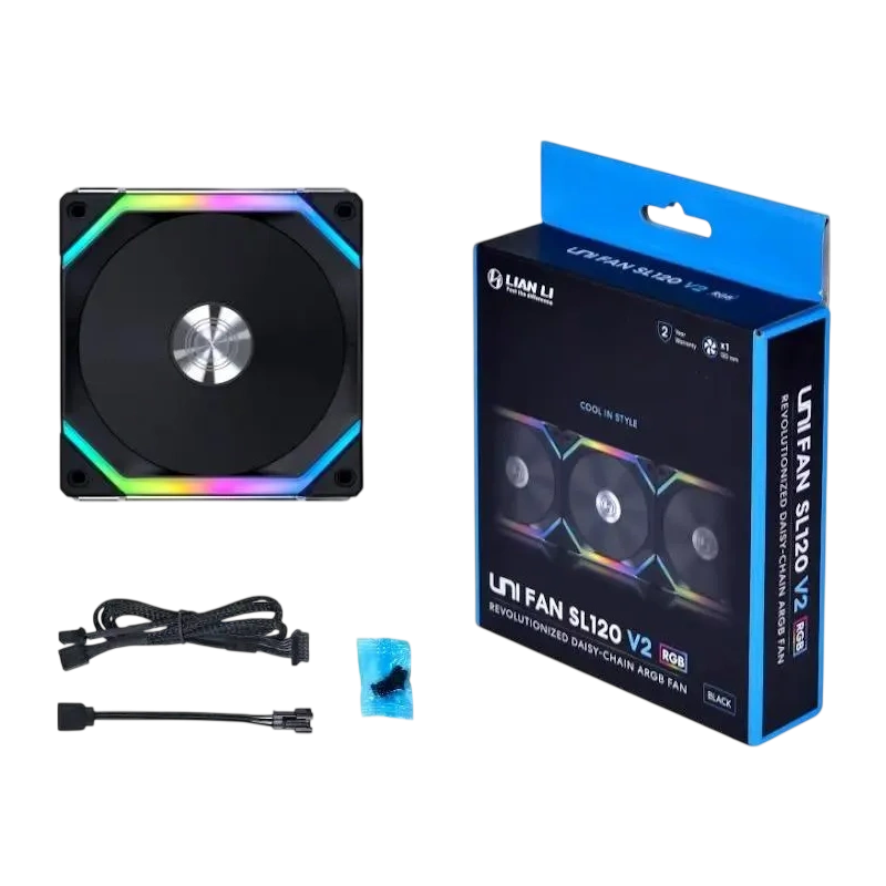 Вентилятор для корпуса UNI FAN SL Reverse ARGB Black V2