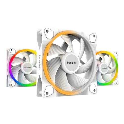 Комплект вентиляторов Be Quiet! LIGHT WINGS RGB White BL101