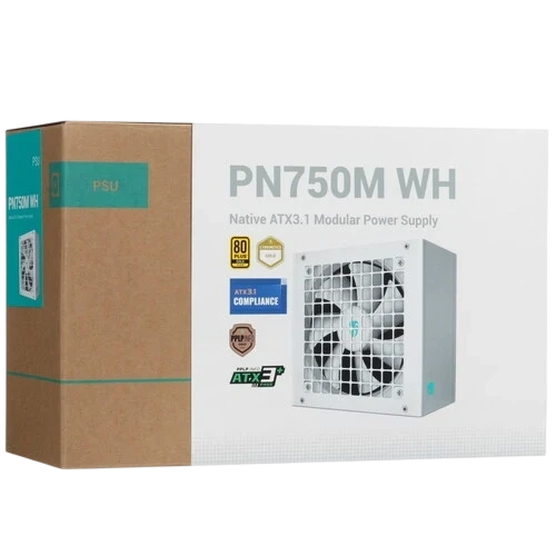 Блок питания Deepcool 750W PN750M White (R-PN750M-FC0W-WGEU) 16 Pin (PCIe 5.0 Connector Cable Details)