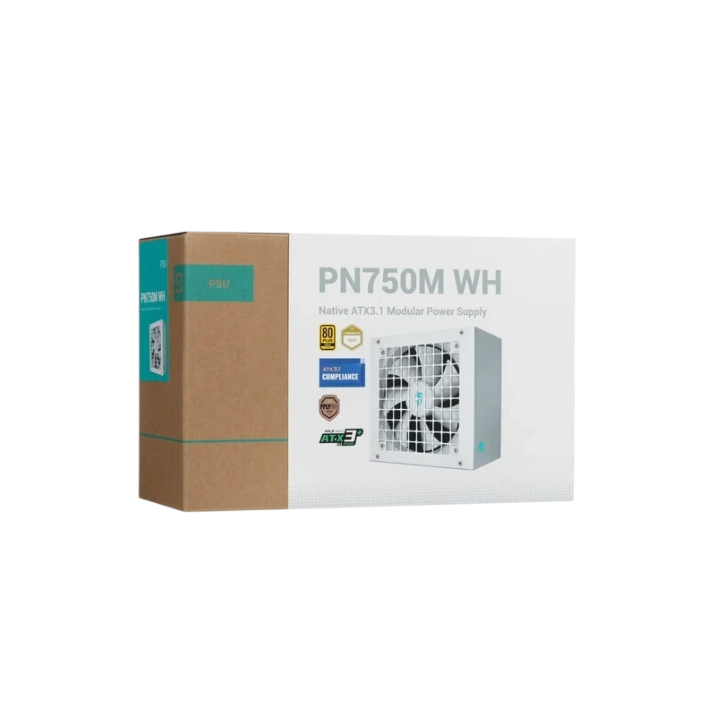 Блок питания Deepcool 750W PN750M White (R-PN750M-FC0W-WGEU) 16 Pin (PCIe 5.0 Connector Cable Details)
