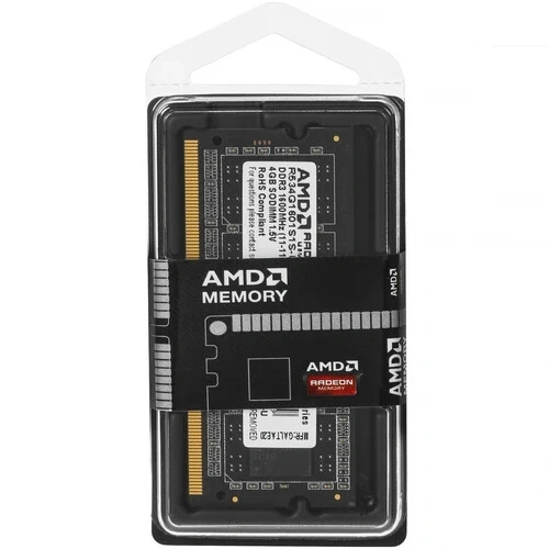 Оперативная память 4 Gb 1600 MHz AMD R5 ENTERTAINMENT SERIES Black (R534G1601S1S-UO)