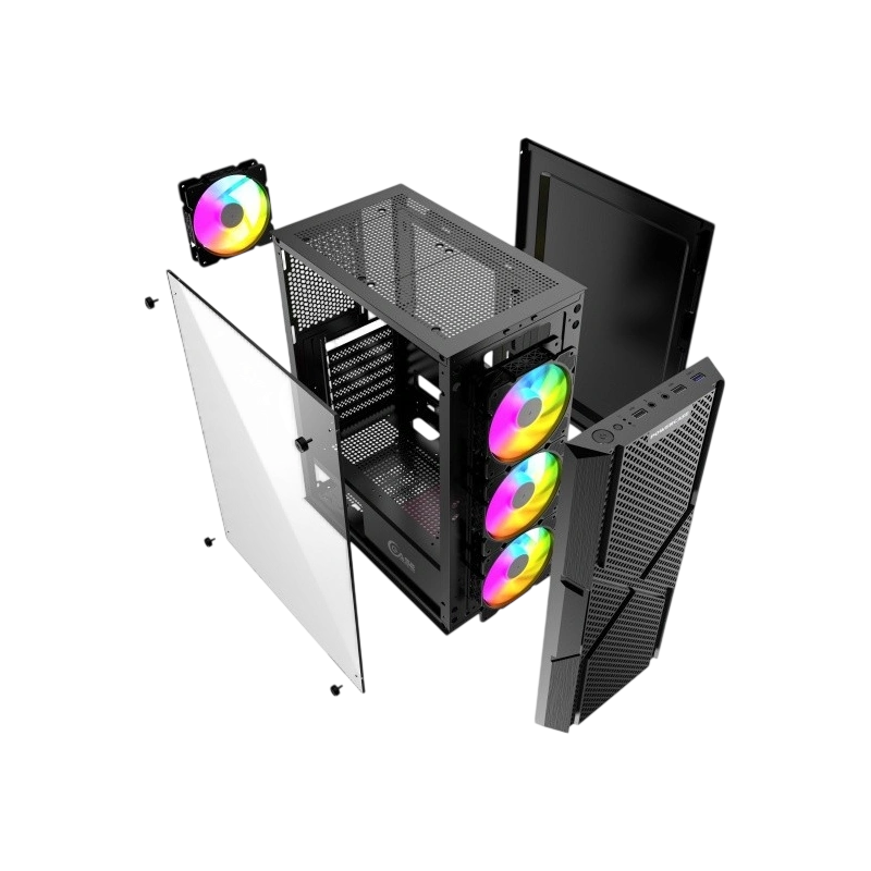 Компьютерный корпус Powercase Mistral T4B TG (CMITB-L4)