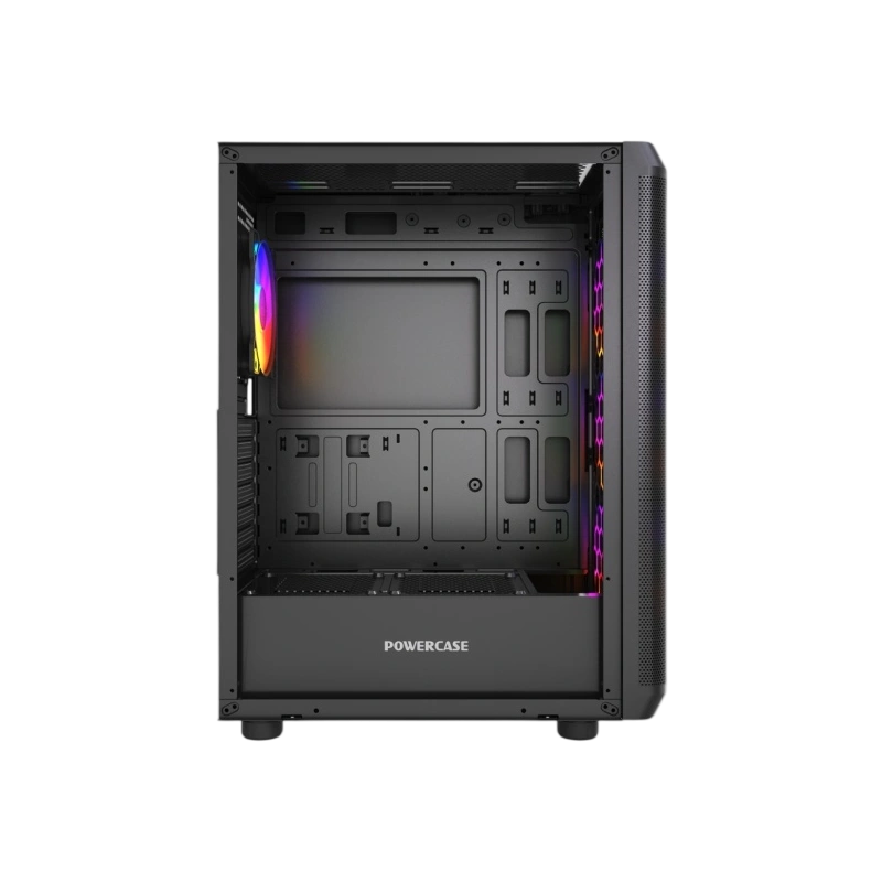 Компьютерный корпус Powercase Mistral EA22 TG FRGB Black (CMAEA22-L4)