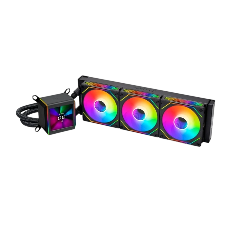 Система жидкостного охлаждения для процессора Lian Li GA II LCD SL-INF 360 ARGB Black (GA2ALCD36INB) (G89.GA2ALCD36INB.R0)
