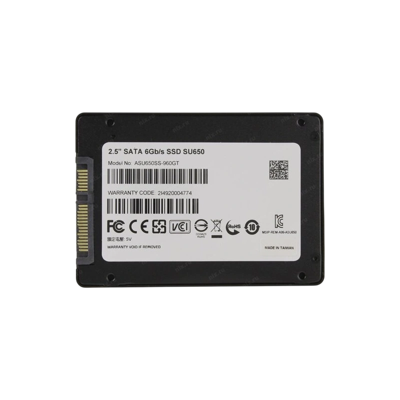 Твердотельный накопитель ADATA XPG 960 Gb SU650 (ASU650SS-960GT-R)