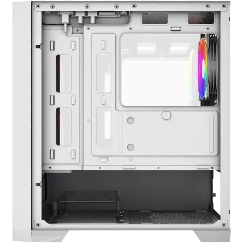 Компьютерный корпус Powercase ALISIO Micro Z3W ARGB V2 ARGB White (CAMZW-A3-V2)