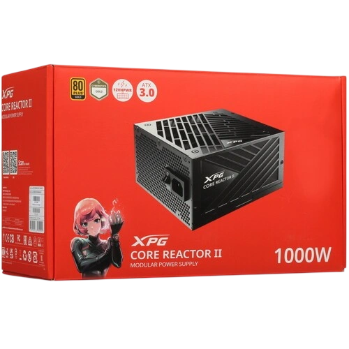 Блок питания ADATA XPG 1000W CORE REACTOR II 1000 (COREREACTORII1000G-BKCEU) 16 Pin (PCIe 5.0 Connector Cable Details)