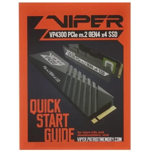 Твердотельный накопитель Patriot 1000 Gb VIPER (VP4300-1TBM28H) BOX