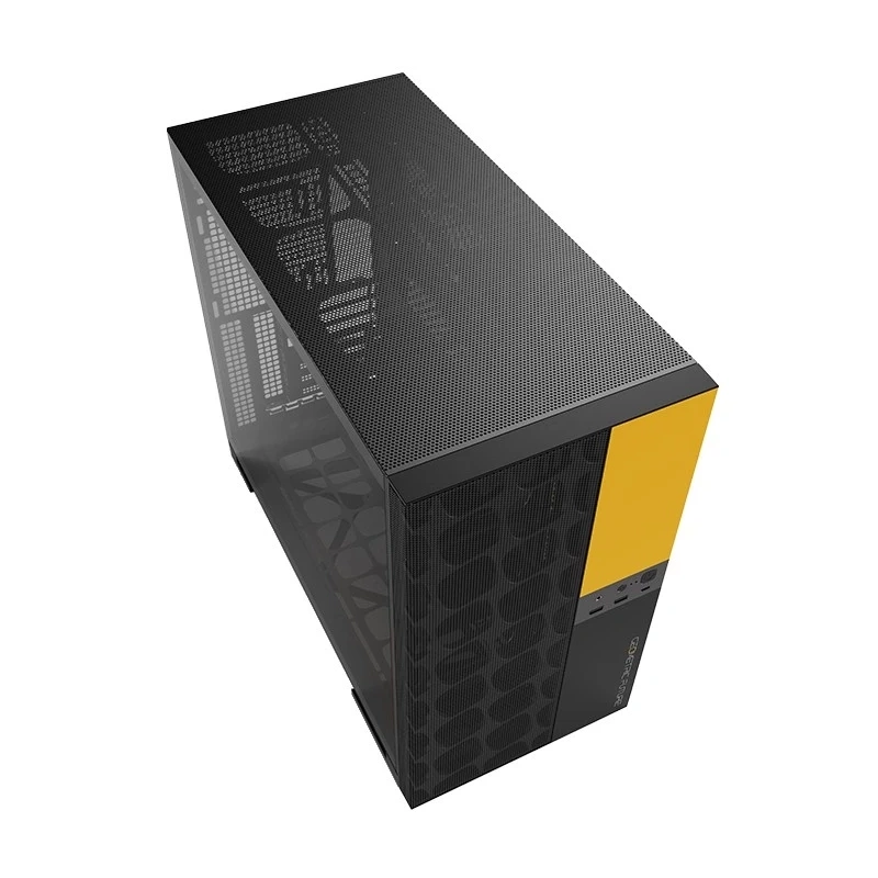 Компьютерный корпус Geometric Future Model 5 Vent Black Yellow (1AM5VTBY00100) (GF_M5-VENT-YB)