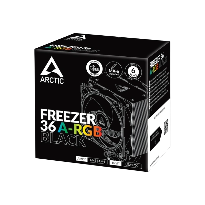 Кулер для процессора Arctic Cooling Freezer 36 ARGB Black (ACFRE00124A)