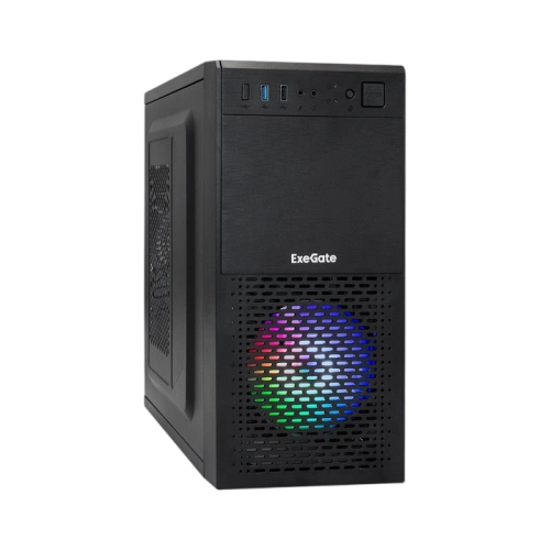 Компьютерный корпус ExeGate mEVO-7807 RGB Black (EX292981RUS)