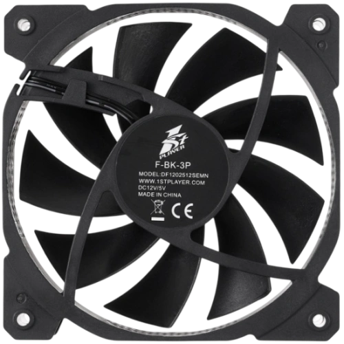 Вентилятор для корпуса 1STPLAYER F Black (F-BK-3P)
