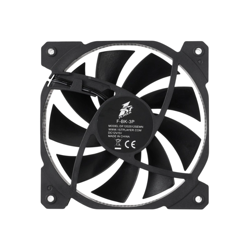 Вентилятор для корпуса 1STPLAYER F Black (F-BK-3P)