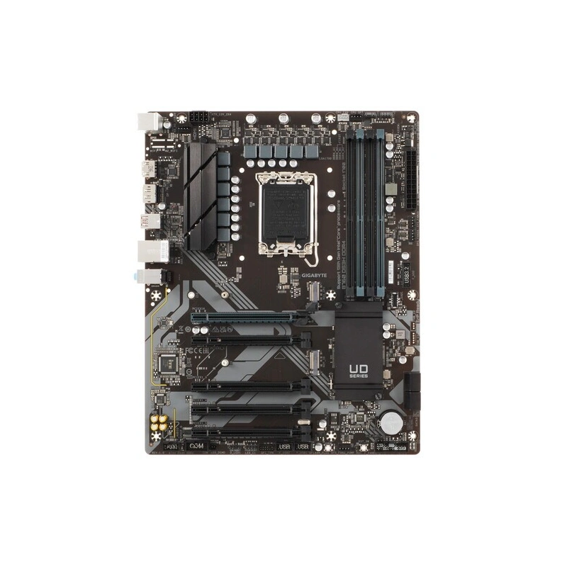 Материнская плата Gigabyte B760 DS3H DDR4 2 x кабель SATA, документация, задняя планка