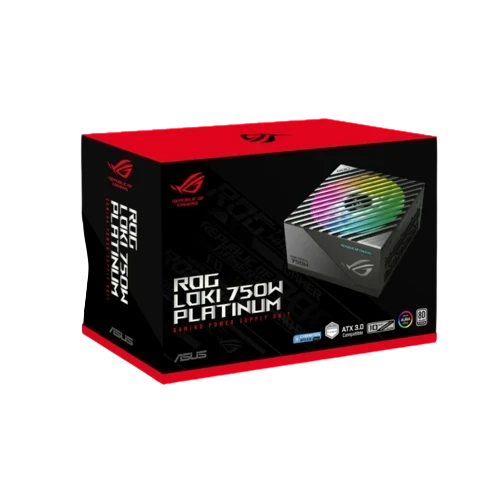 Блок питания ASUS 750W ROG-LOKI-750P-SFX-LGAMING (90YE00N4-B0NA00) 16 Pin (PCIe 5.0 Connector Cable Details) адаптер SFX-ATX, комплект кабелей