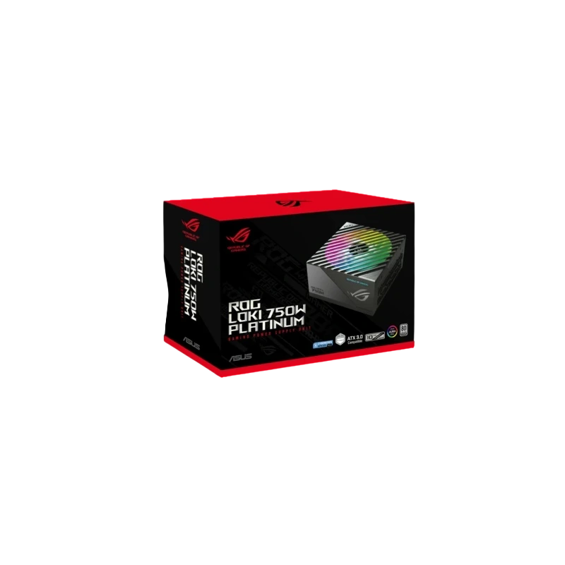 Блок питания ASUS 750W ROG-LOKI-750P-SFX-LGAMING (90YE00N4-B0NA00) 16 Pin (PCIe 5.0 Connector Cable Details) адаптер SFX-ATX, комплект кабелей
