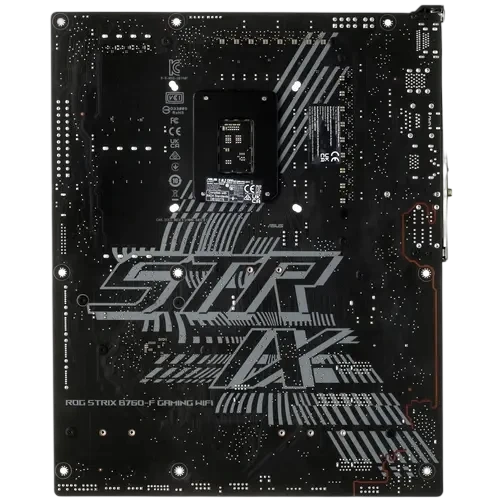 Материнская плата ASUS ROG STRIX B760-F GAMING WIFI (90MB1CT0-M1EAY0) 2 x кабель SATA, антенна Wi-Fi, брелок, документация, комплект наклеек, стяжки для кабелей