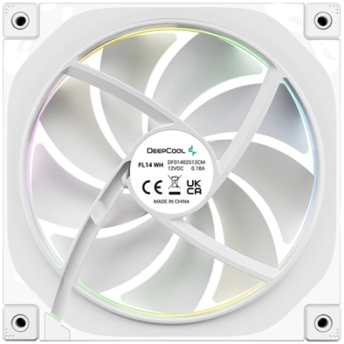Вентилятор для корпуса Deepcool FL14 WH ARGB White
