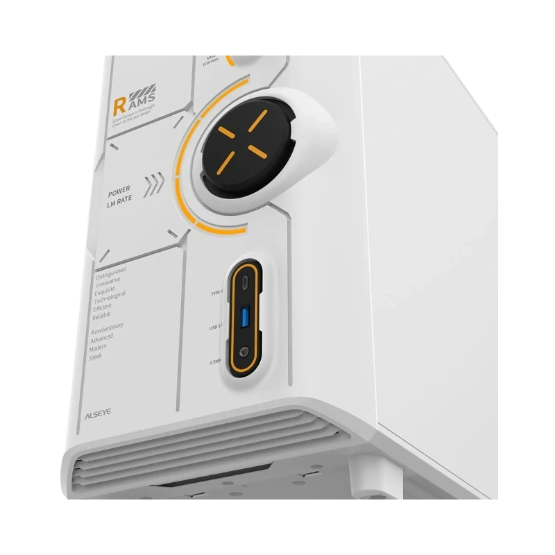 Компьютерный корпус ALSEYE RAMS 2.0 240-W White (AS.07.0214)