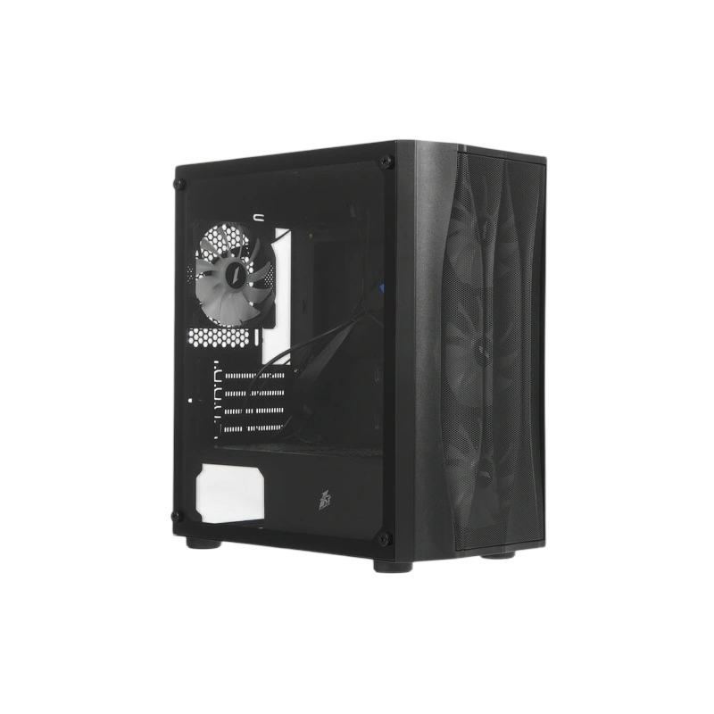 Компьютерный корпус 1STPLAYER FIREBASE X3-M TG LED Black (X3-M-BK-4F1) документация, набор крепежа