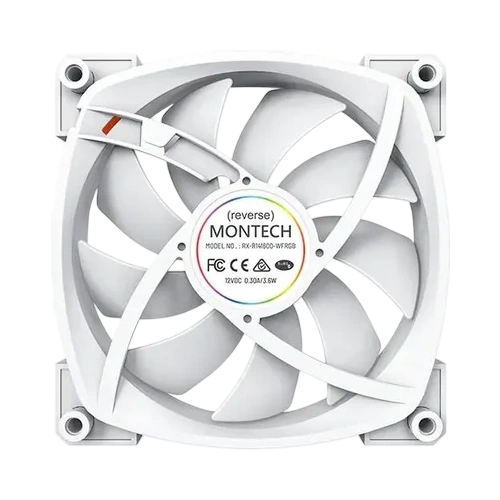 Вентилятор для корпуса Montech RX140 Reverse ARGB White (RX140W) PWM