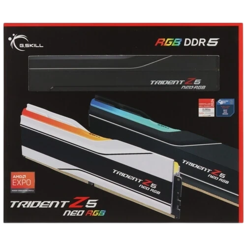 Оперативная память 128 Gb 6000 MHz G.Skill TRIDENT Z5 Neo RGB Black (F5-6000J3644D64GX2-TZ5NR)