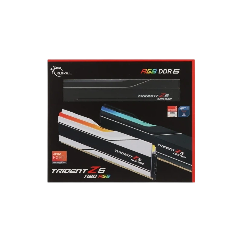 Оперативная память 128 Gb 6000 MHz G.Skill TRIDENT Z5 Neo RGB Black (F5-6000J3644D64GX2-TZ5NR)