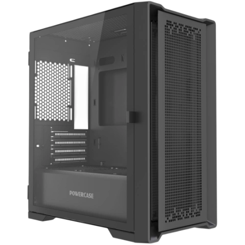 Компьютерный корпус Powercase ByteFlow Micro NF TG Black (CAMBNF-F0)