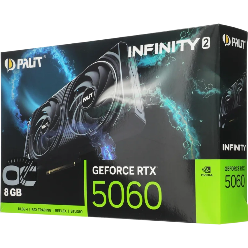 Видеокарта Palit (NE75060V19P1-GB2063L) GeForce RTX 5060 8GB INFINITY 2 OC